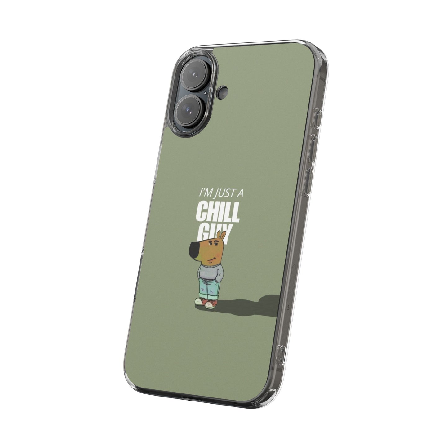 Chill guy Clear Case