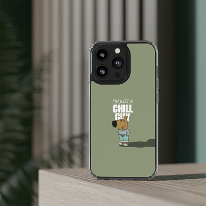 Chill guy Clear Case