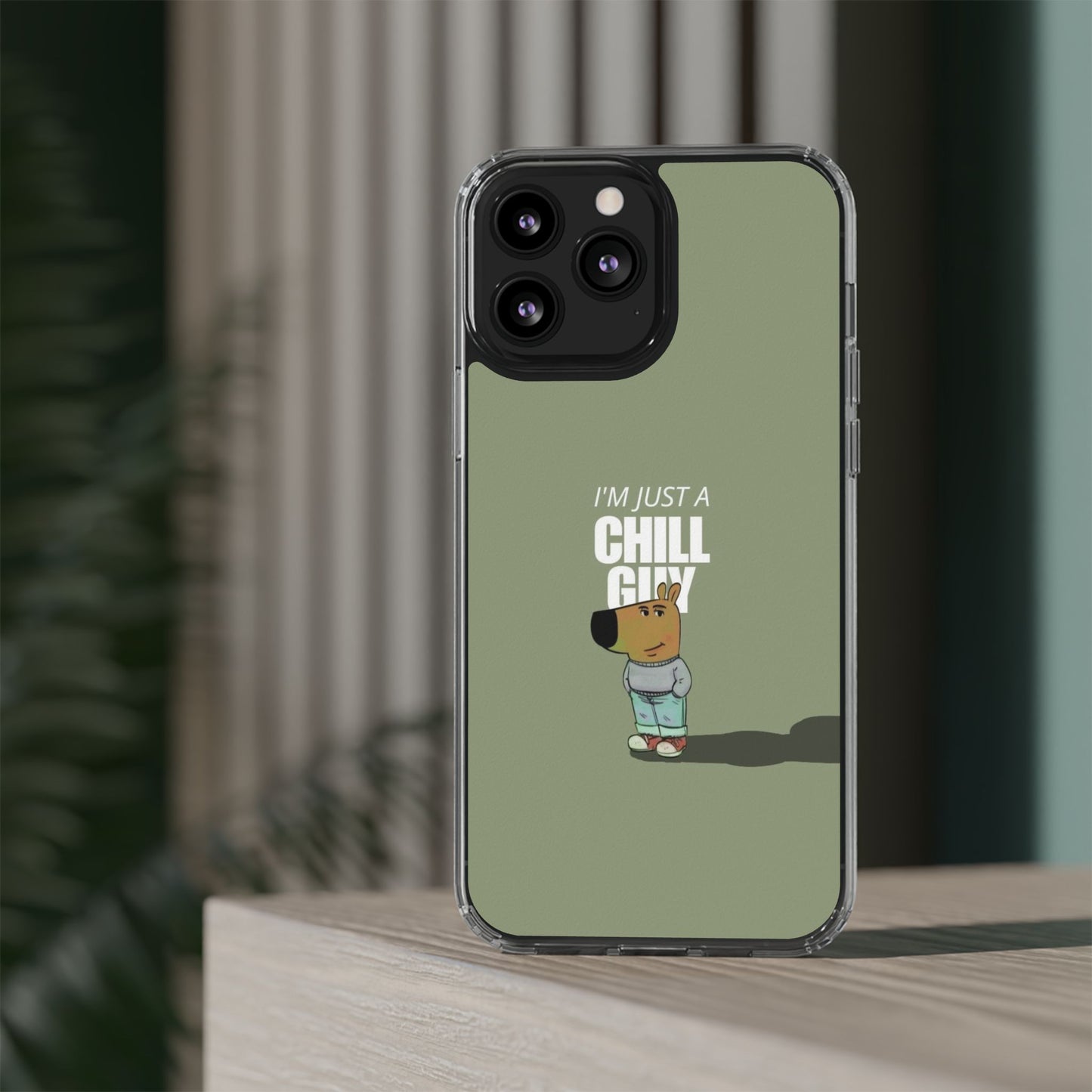 Chill guy Clear Case