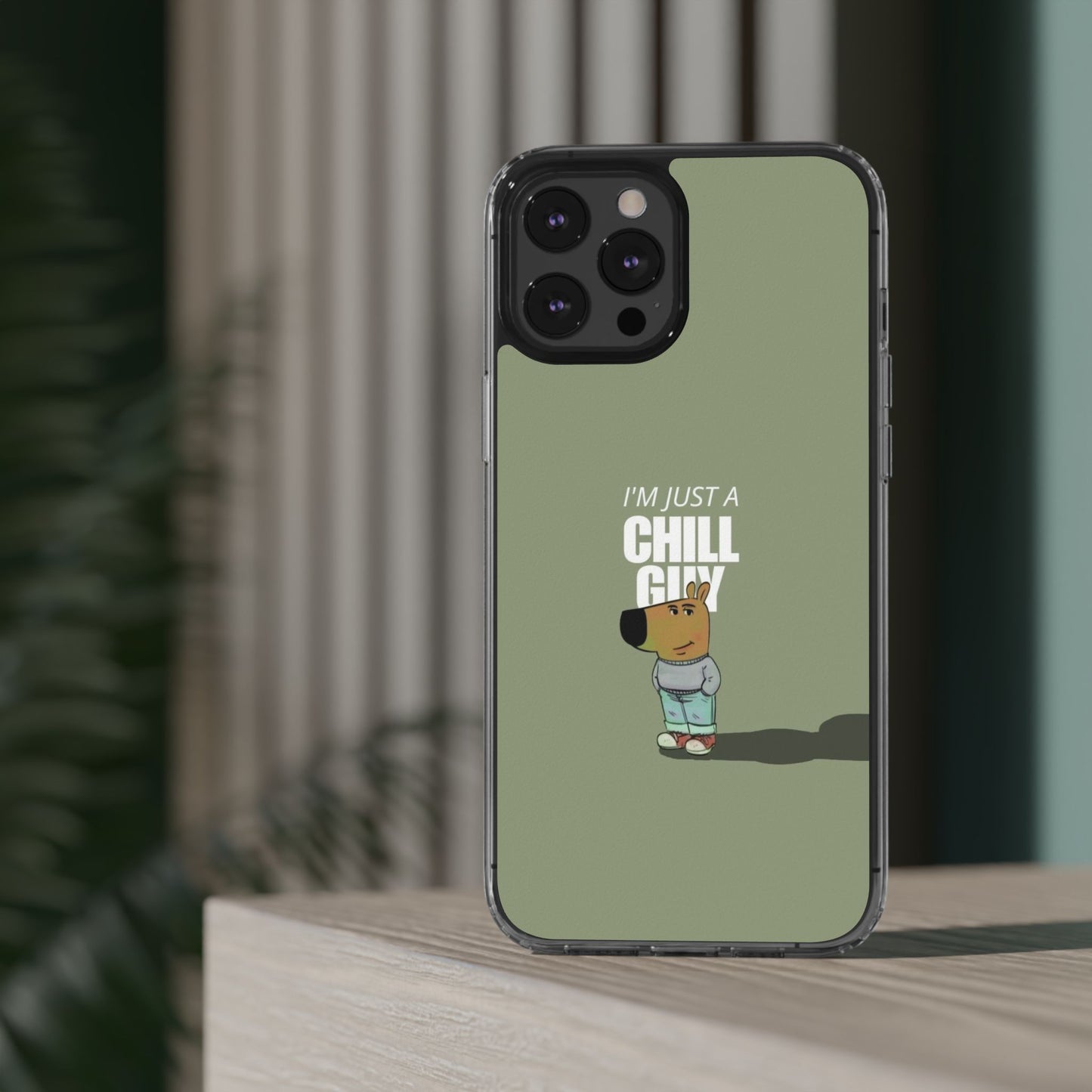 Chill guy Clear Case