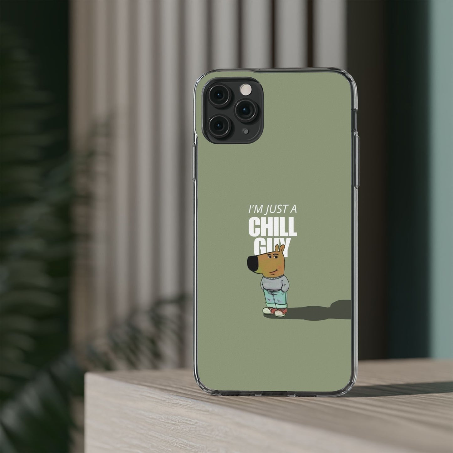 Chill guy Clear Case