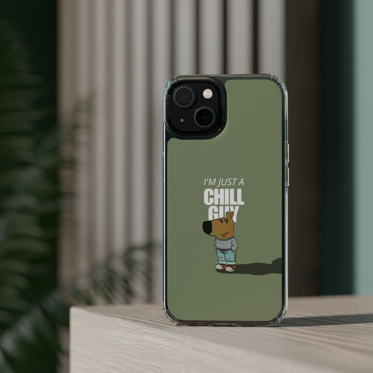 Chill guy Clear Case