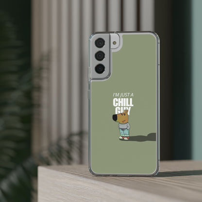 Chill guy Clear Case