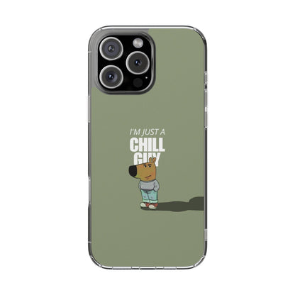 Chill guy Clear Case