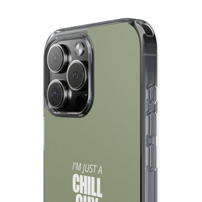 Chill guy Clear Case