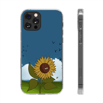 Sunflower Clear Case