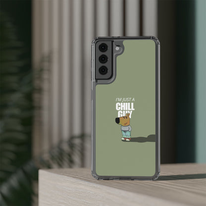 Chill guy Clear Case