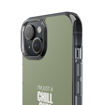 Chill guy Clear Case