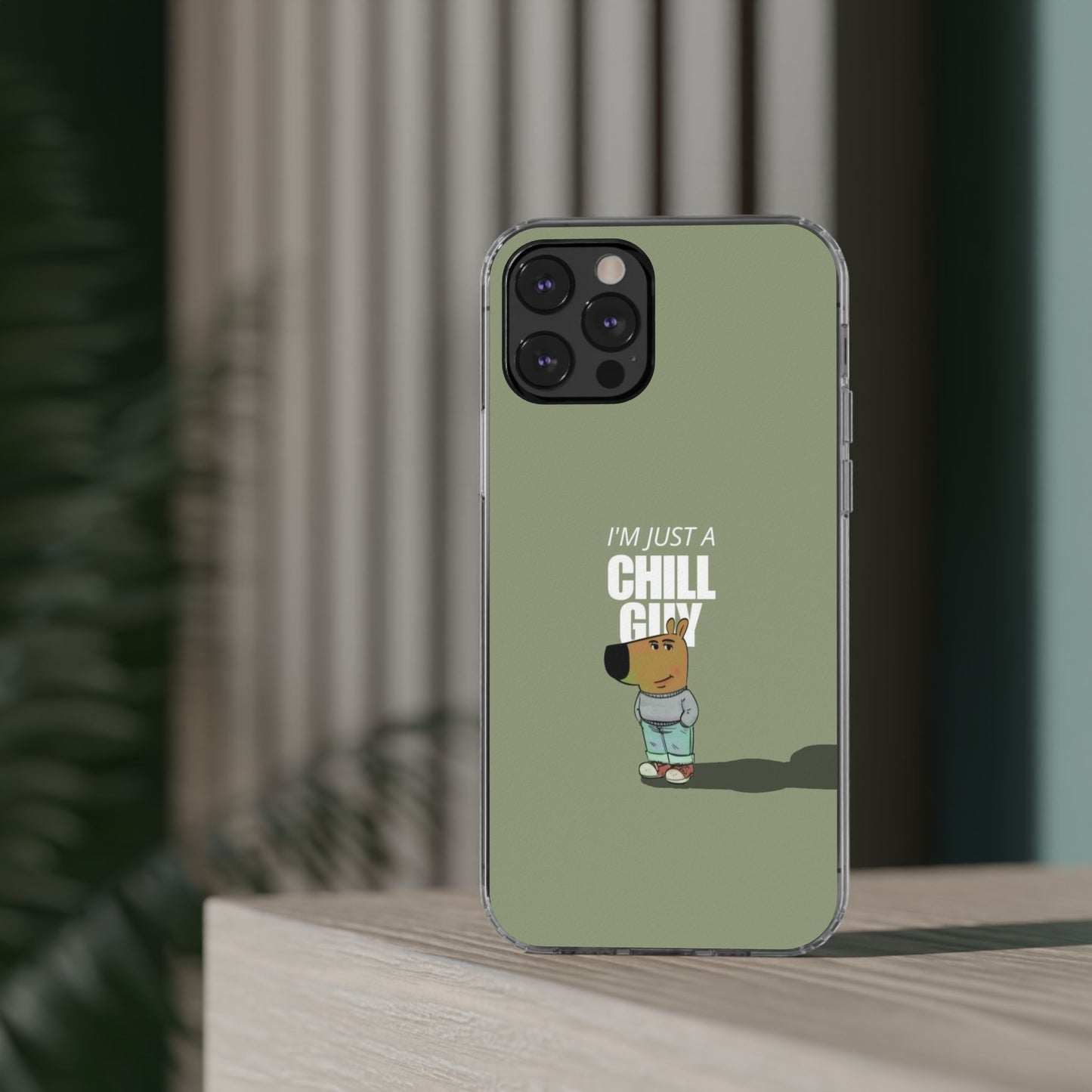 Chill guy Clear Case