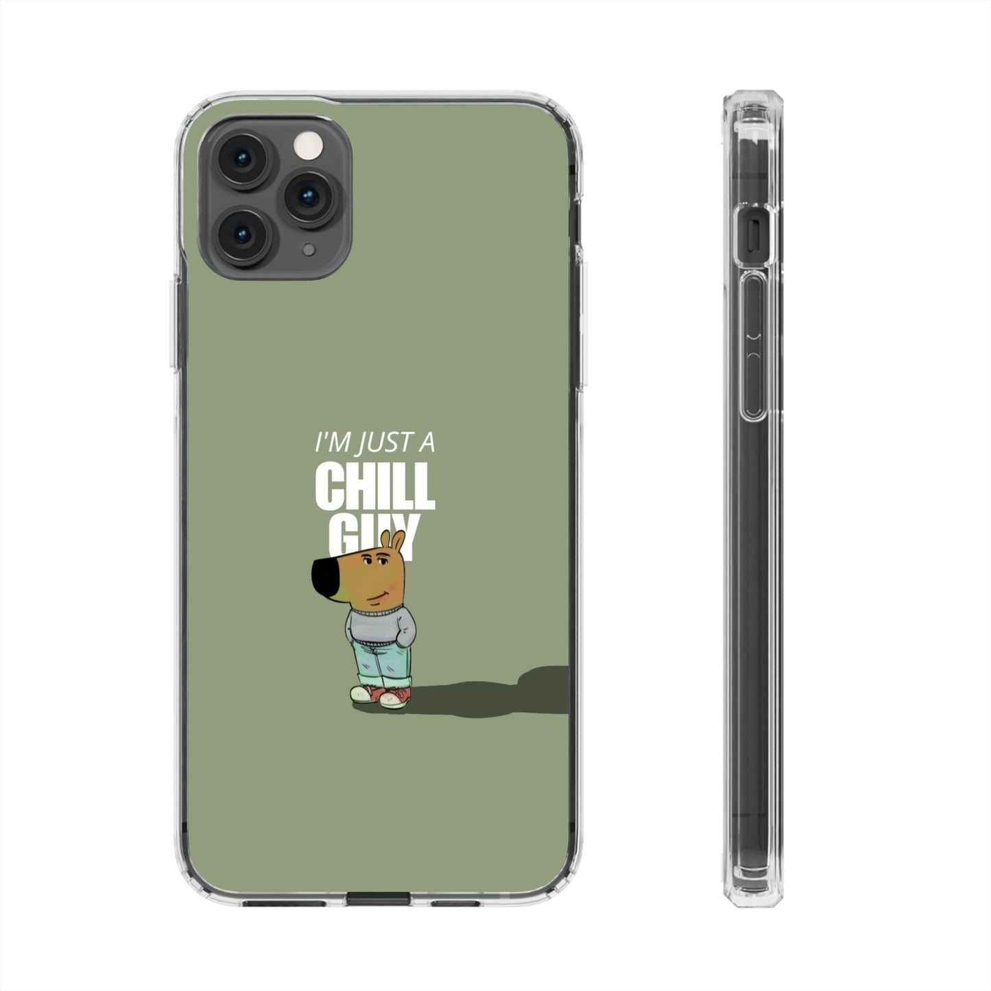 Chill guy Clear Case