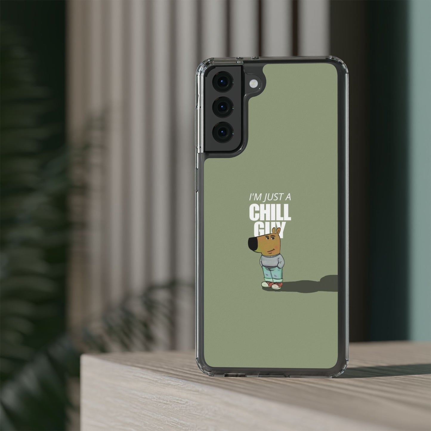 Chill guy Clear Case