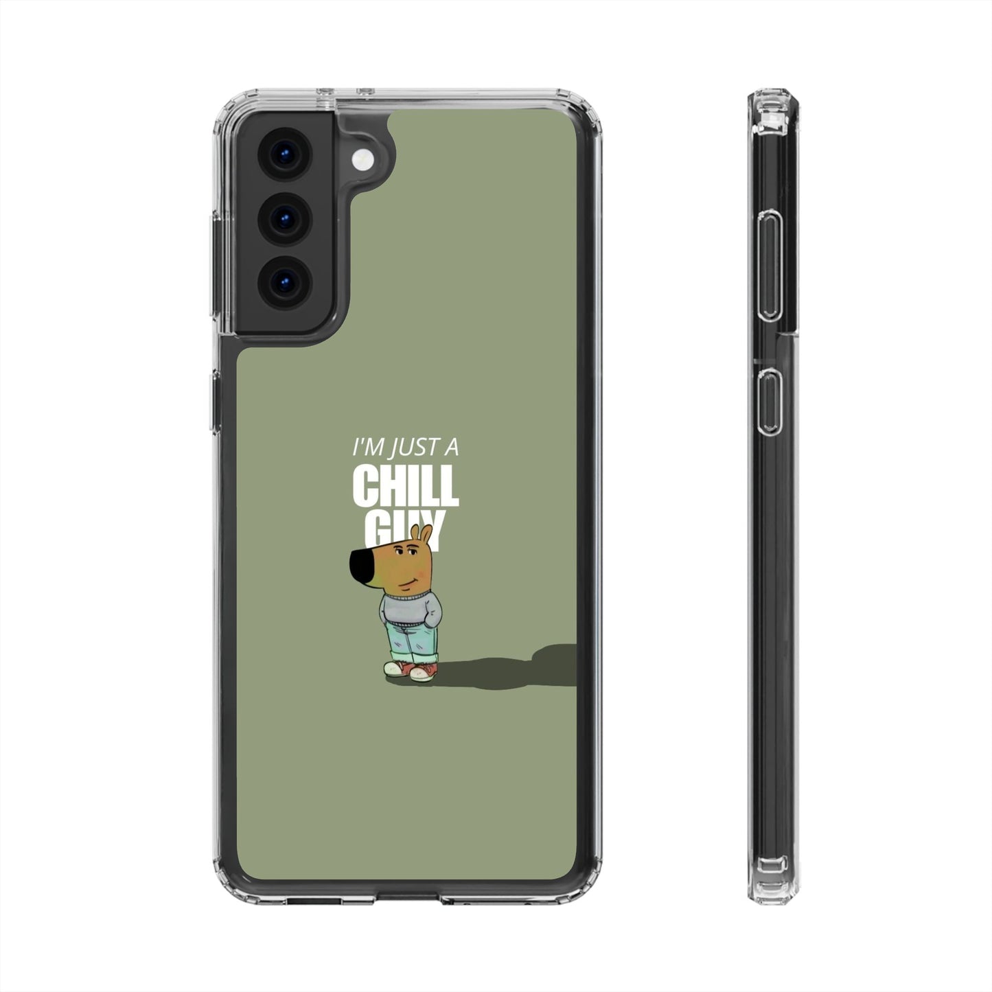 Chill guy Clear Case