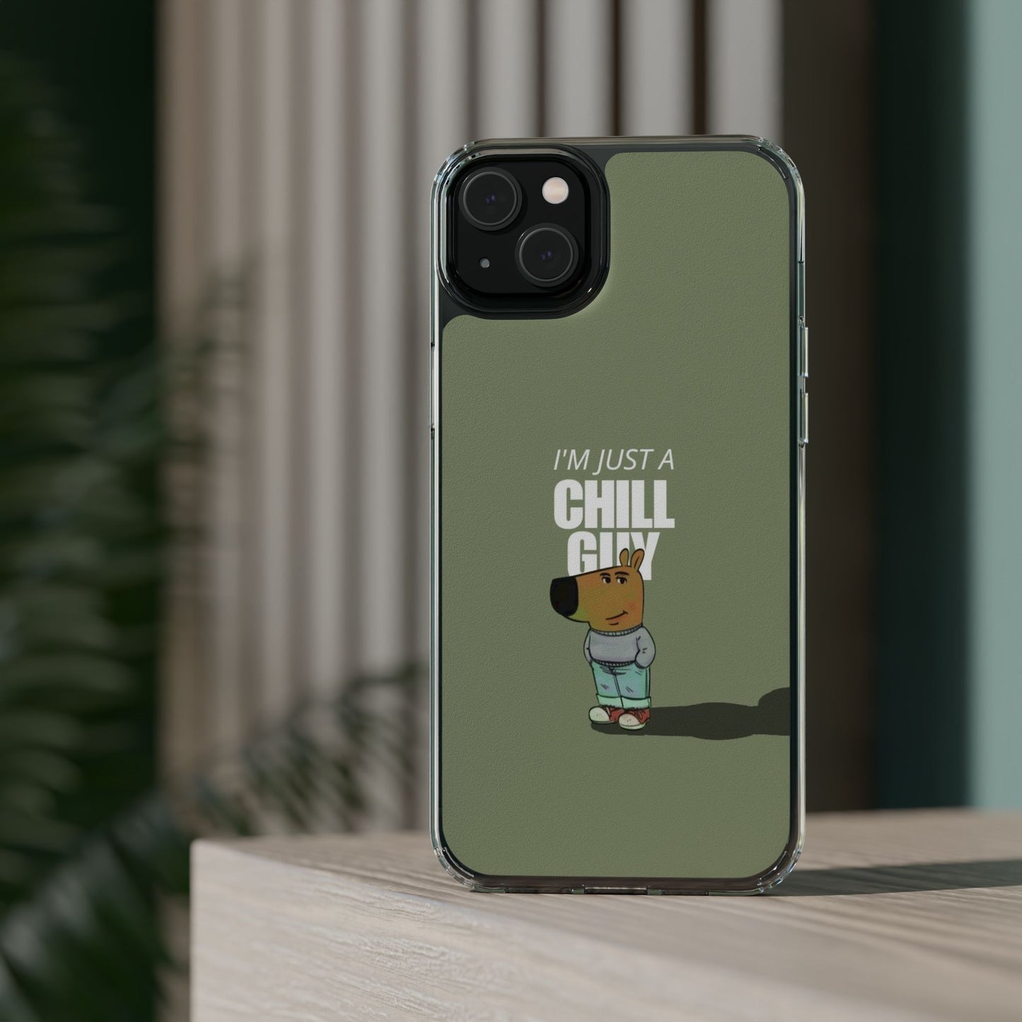 Chill guy Clear Case