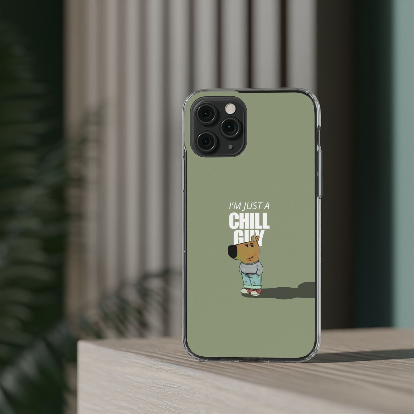 Chill guy Clear Case