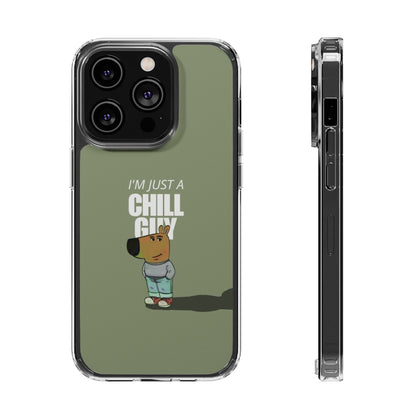 Chill guy Clear Case