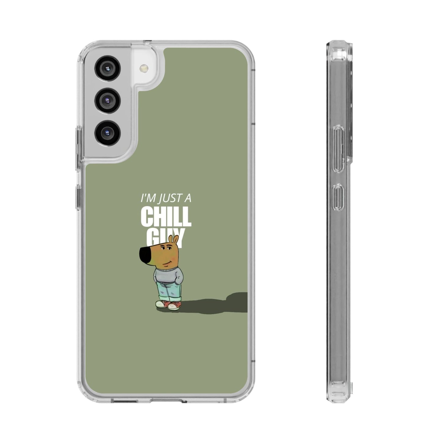 Chill guy Clear Case