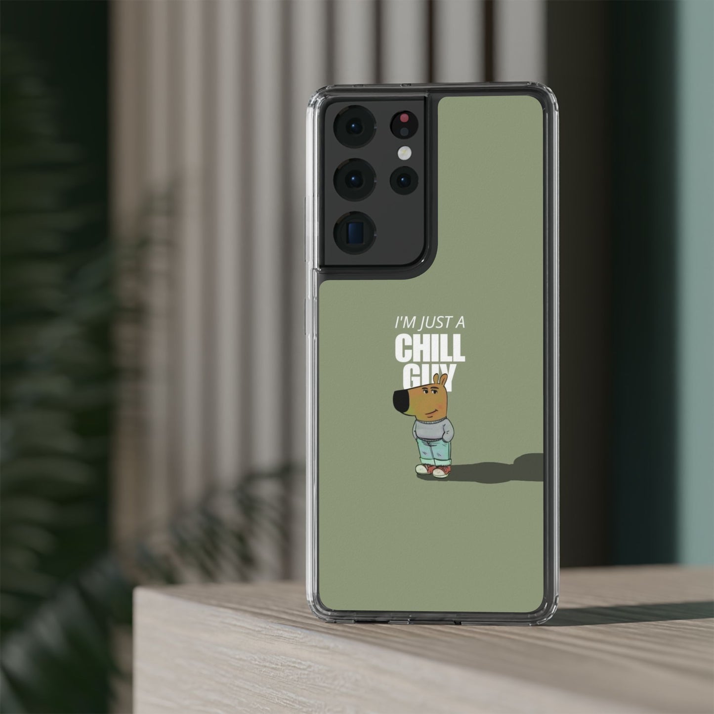 Chill guy Clear Case