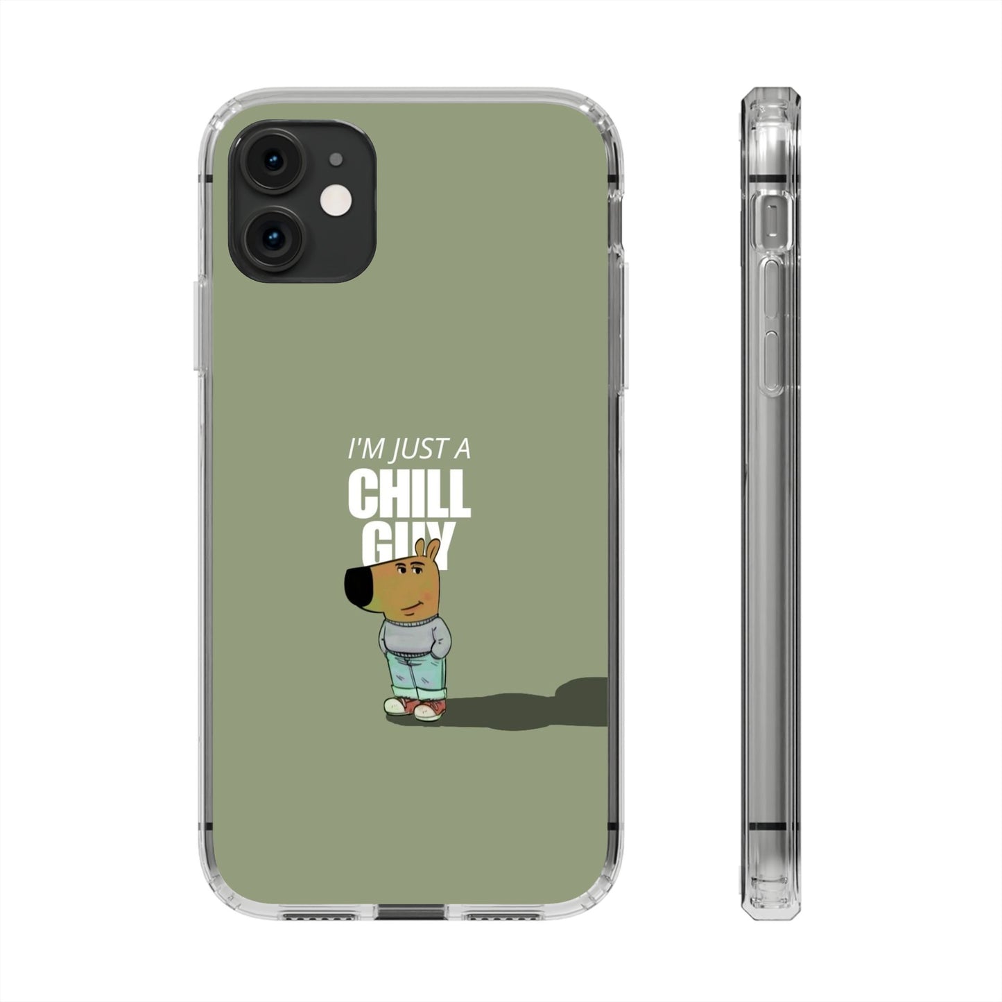 Chill guy Clear Case